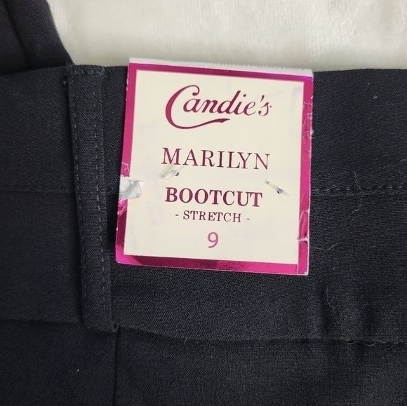 CANDIES Marilyn Bootcut Black Dresspants Size 9. New With Tags. - Picture 5 of 8